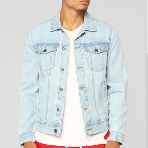 Fashion Nova light blue denim jacket (New in Bag)